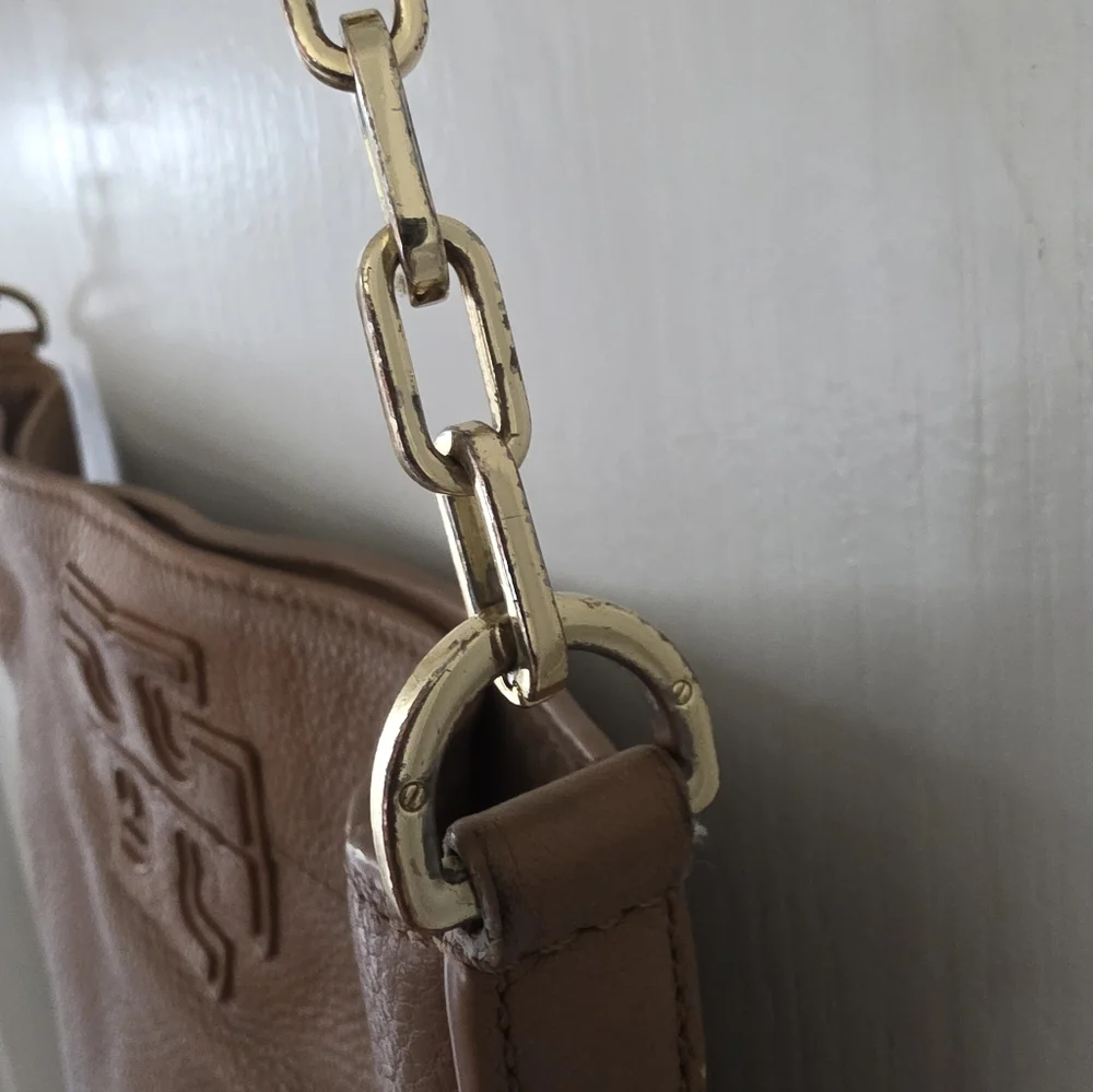 Tory Burch Tan Leather Crossbody Bag